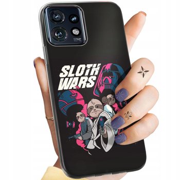 ETUI DO MOTOROLA MOTO EDGE 40 WZORY GWIEZDNE WOJNY STAR WARS MANDALORIAN - Inny producent