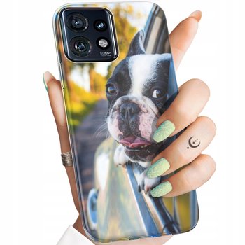 Etui Do Motorola Moto Edge 40 Wzory Mops Buldog Francuski Angielski Obudowa - Hello Case