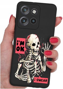 Etui do Motorola Moto EDGE 50 Neo WZORY |SILIKONOWE MATT CASE + SZKŁO 9H - Krainagsm