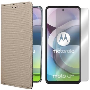Etui Do Motorola Moto G 5G Pokrowiec Magnet +Szkło - VegaCom