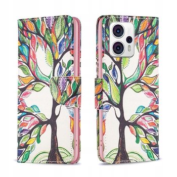 ETUI do MOTOROLA Moto G13 / G23 4G / G53 5G Fancy POKROWIEC CASE drzewo - GSM-HURT