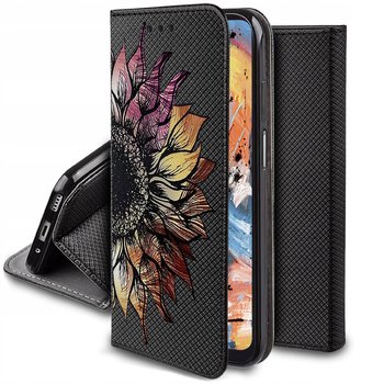 Etui do Motorola Moto G14 MAGNET WZORY CASE + SZKŁO 9H - Krainagsm