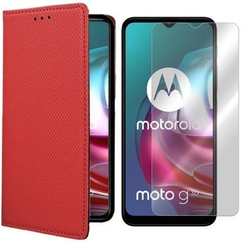 Etui Do Motorola Moto G30 Kabura Magnet + Szkło 9H - VegaCom