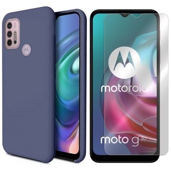 ETUI DO MOTOROLA MOTO G30 OBUDOWA STYLE + SZKŁO 9H - VegaCom