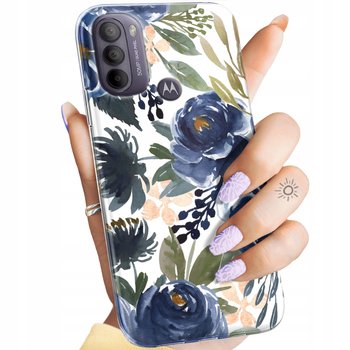 Etui Do Motorola Moto G31 Wzory Kwiaty Kwieciste Flower Obudowa Pokrowiec - Hello Case