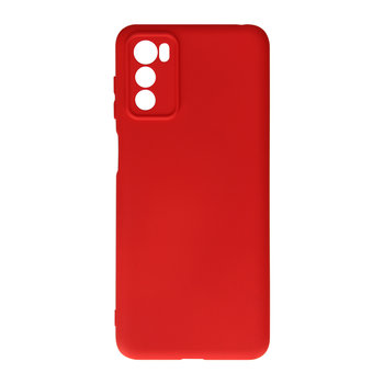 Etui Do Motorola Moto G42 Półsztywne Miękkie W Dotyku Cienkie Czerwone - Avizar