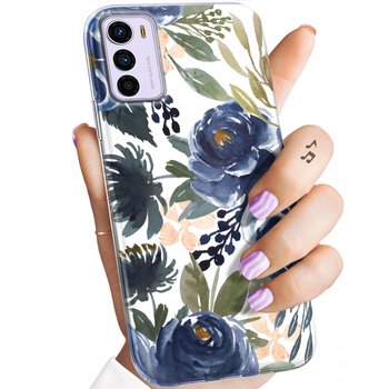 Etui Do Motorola Moto G42 Wzory Kwiaty Kwieciste Flower Obudowa Pokrowiec - Hello Case