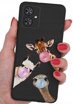 Etui do Motorola Moto G54 5G|Power Edition CASE WZORY MATT PLECKI +SZKŁO 9H - Krainagsm