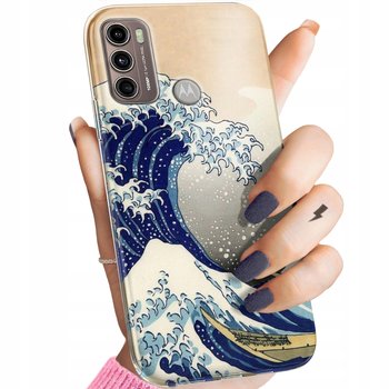 Etui Do Motorola Moto G60 Wzory Japonia Kwiaty Tokio Obudowa Pokrowiec Case - Hello Case