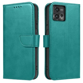 Etui Do Motorola Moto G72 Skórzane Portfel Skin Case + Szkło 9H - Krainagsm