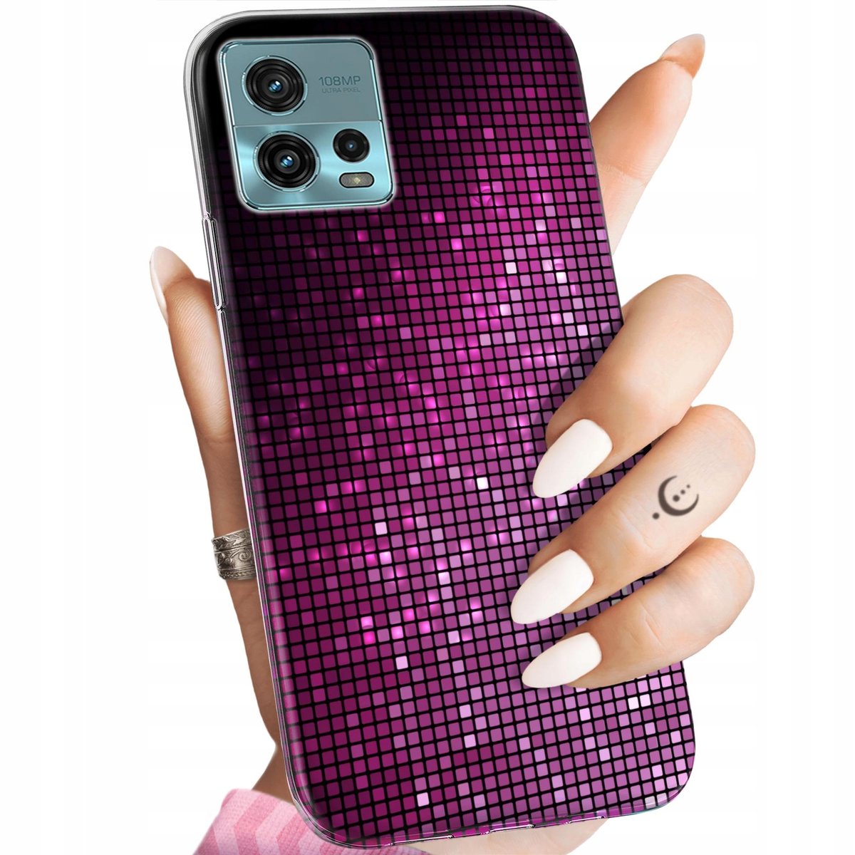 SLWYF Cover per Moto G72, [Slot per scheda] [chiusura magnetica] Pelle Premium Wallet Libro Flip Case Custodia Portafoglio Pelle PU e TPU Silicone Antiurto Cover, Blu