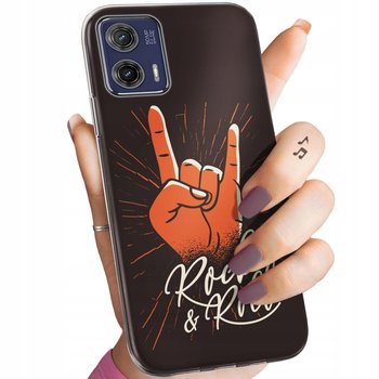 ETUI DO MOTOROLA MOTO G73 WZORY ROCKOWE ROCK ROCK AND ROLL GITARA PUNK CASE - Inny producent