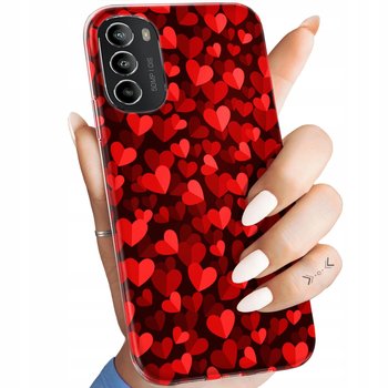 ETUI DO MOTOROLA MOTO G82 WZORY WALENTYNKI MIŁOŚĆ SERCE OBUDOWA POKROWIEC - Hello Case