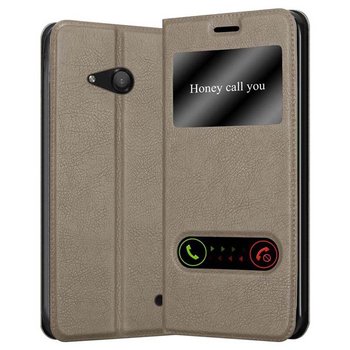 Etui Do Nokia Lumia 550 w BRĄZOWY KAMIEŃ Pokrowiec Obudowa Case Cover Portfel Ochronny Cadorabo - Cadorabo