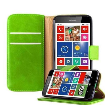 Etui Do Nokia Lumia 630 / 635 w Pokrowiec ZIELONA TRAWA Magnet Obudowa Ochronny Case Cover Cadorabo - Cadorabo