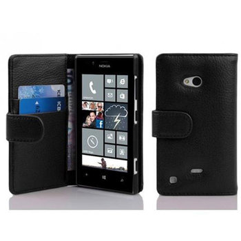 Etui Do Nokia Lumia 720 w CZARNY OXID Pokrowiec Portfel Case Cover Obudowa Cadorabo - Cadorabo