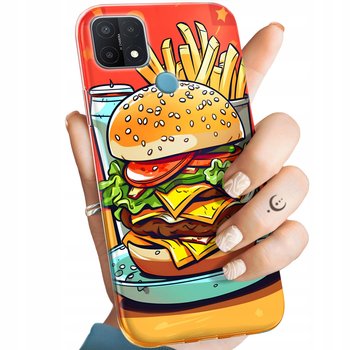 Etui Do Oppo A15 / A15S Wzory Hamburger Burgery Fast-Food Jedzenie Obudowa - Hello Case
