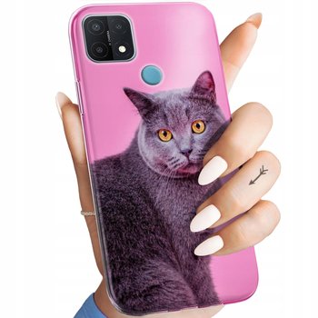 Etui Do Oppo A15 / A15S Wzory Koty Kotki Kociaki Obudowa Pokrowiec Case - Hello Case