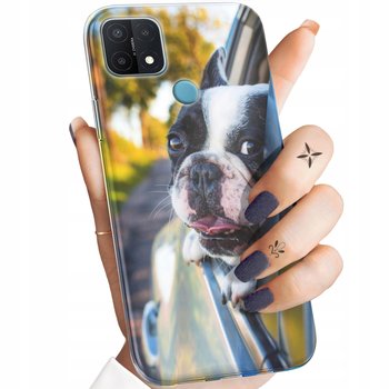 Etui Do Oppo A15 / A15S Wzory Mops Buldog Francuski Angielski Obudowa Case - Hello Case