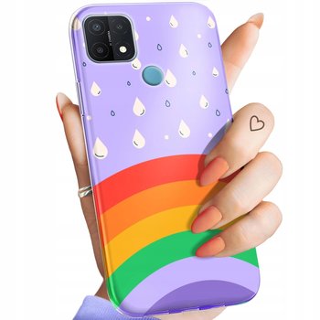 Etui Do Oppo A15 / A15S Wzory Tęcza Rainbow Obudowa Pokrowiec Case - Hello Case