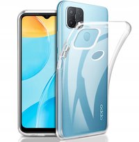 Etui Do Oppo A15S Gel Clear Case + Szkło Oppo