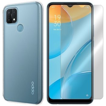 ETUI DO OPPO A15S POKROWIEC CASE 0.3mm + SZKŁO 9H - VegaCom