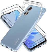 Etui Do Oppo A17 Case + Szkło 9H | PRZEZROCZYSTE CLEAR 2MM