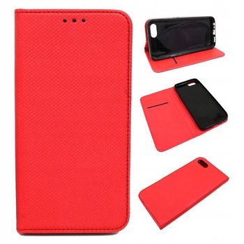 Etui do Oppo A1k CPH1923 Smart Magnet czerwone Pokrowiec Obudowa Futerał Case - GSM-HURT