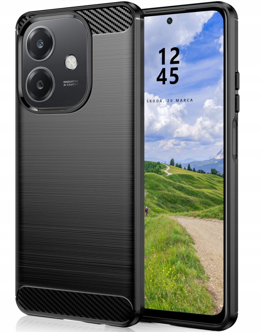 KUSINHOKA Cover per Oppo A40/Oppo A40M con 2 Pezzi Pellicola Vetro Temperato, [Protezione Fotocamera Slide] Anti-Graffio Custodia con Staffa, Case in Silicone e PC Protettiva Cover, Nero