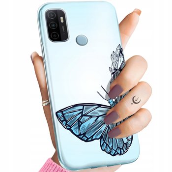 Etui Do Oppo A53 2020 / A53S Wzory Motyle Butterfly Barwne Obudowa Case - Hello Case