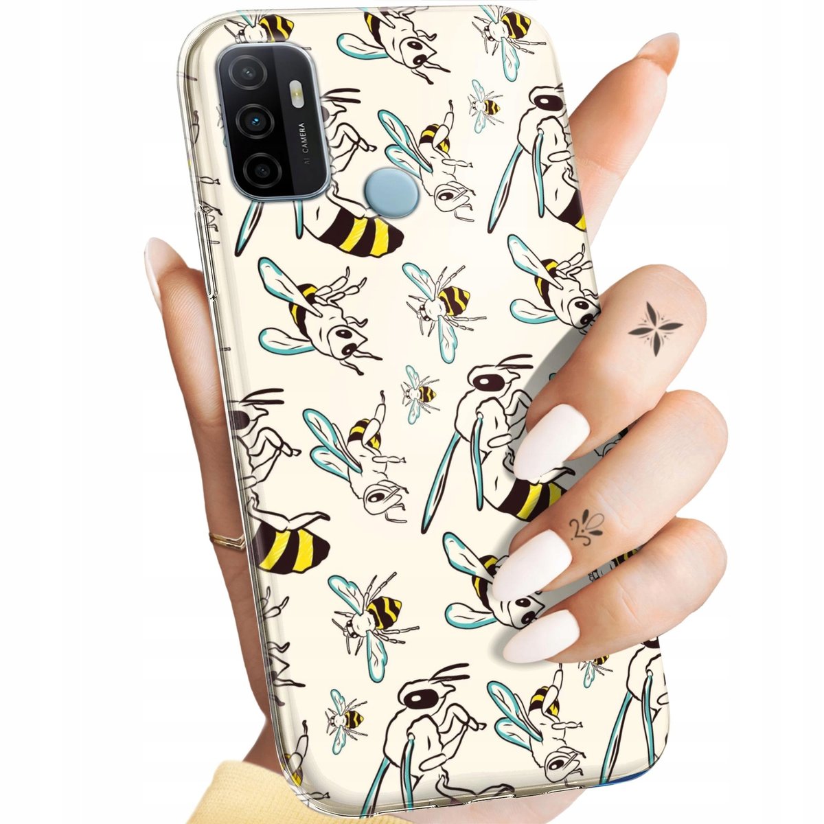 Custodia Per Oppo A53 2020 / A53S: Trasparente Con Disegni Animali (cane E Gatto), Morbida Silicone TPU
