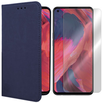 ETUI DO OPPO A54 5G CASE SKÓRA NATURALNA + SZKŁO - VegaCom