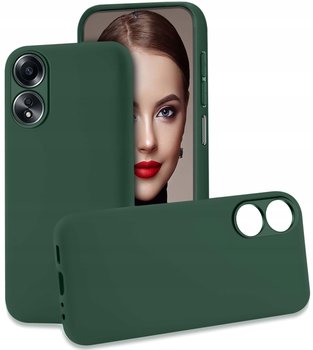 Etui do Oppo A58 4G CASE MATT Plecki + SZKŁO OCHRONNE 9H - Krainagsm