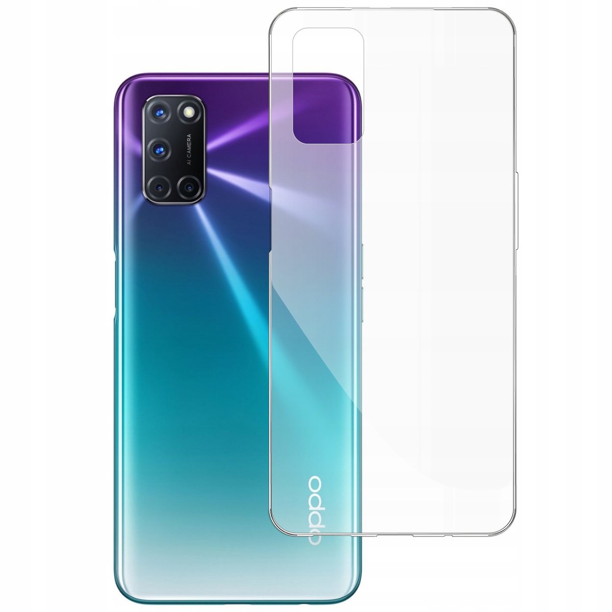 CUSTODIA PER OPPO A72 COVER LIBRO PORTAFOGLIO PELLE
