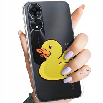 Etui Do Oppo A78 5G / A58 5G Wzory Bez Tła Naklejki Sticker Obudowa Case - Hello Case