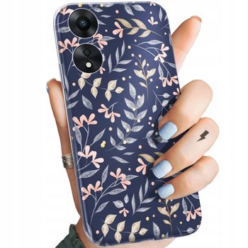 Etui Do Oppo A78 5G / A58 5G Wzory Floral Botanika Bukiety Obudowa Case - Hello Case