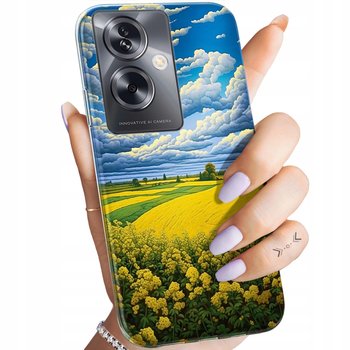 ETUI DO OPPO A79 5G WZORY CHMURY NIEBO BŁĘKIT OBUDOWA POKROWIEC CASE - Hello Case