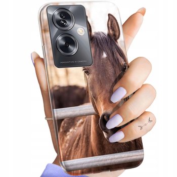 ETUI DO OPPO A79 5G WZORY KONIE KUCE PEGAZY OBUDOWA POKROWIEC CASE - Hello Case