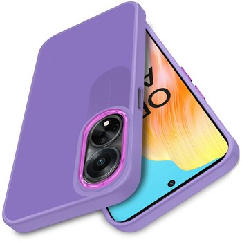 Etui Do Oppo A98 5G Matowe Silicone Case Satynowe Plecki + Szkło 9H - Krainagsm