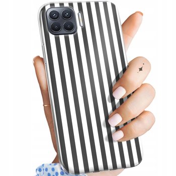 ETUI DO OPPO RENO 4 LITE WZORY PASKI LINIE FALE OBUDOWA POKROWIEC CASE - Hello Case