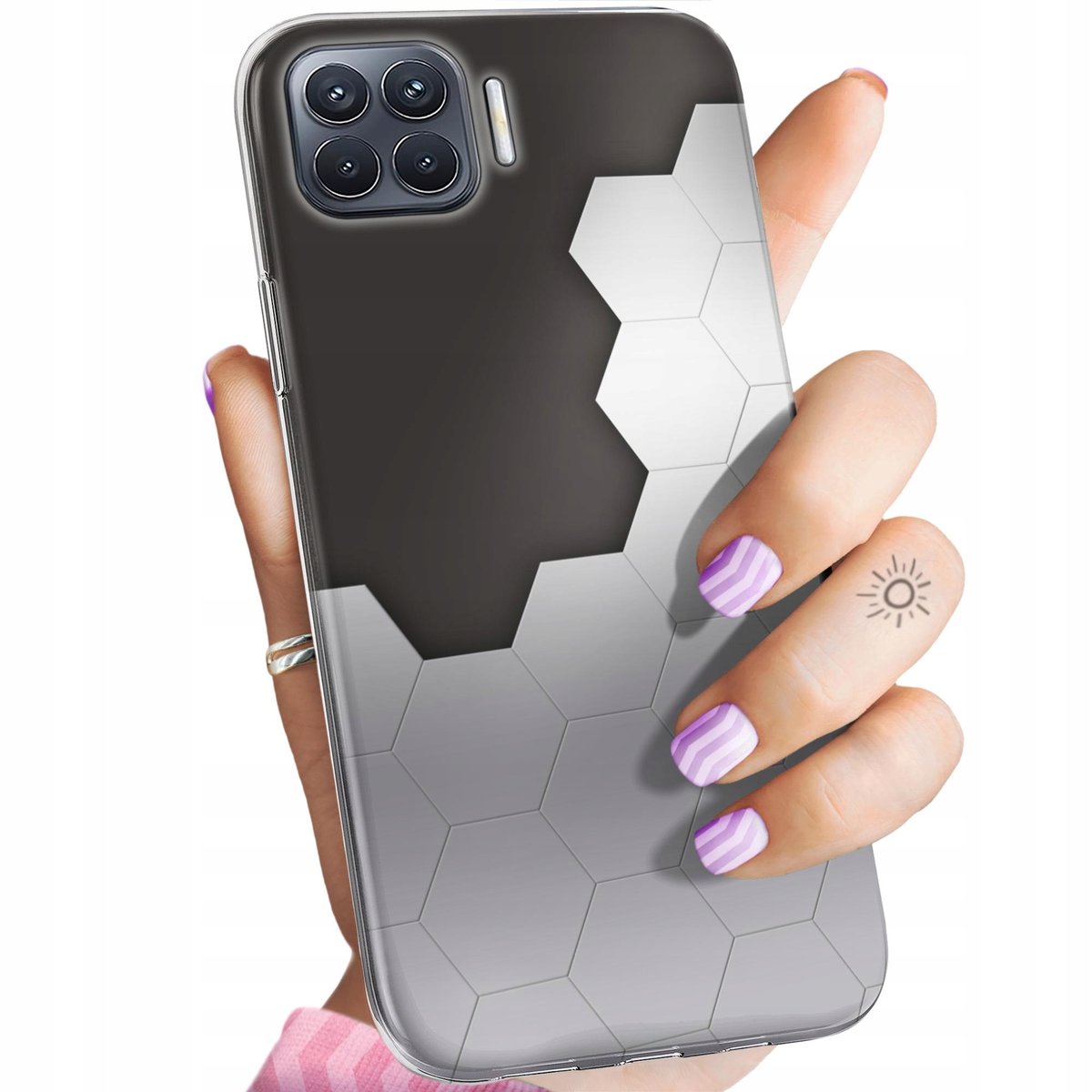 Etui Do Oppo Reno Lite Wzory Szare Metallic Grey Obudowa Pokrowiec Case Oppo Sklep Empik Com