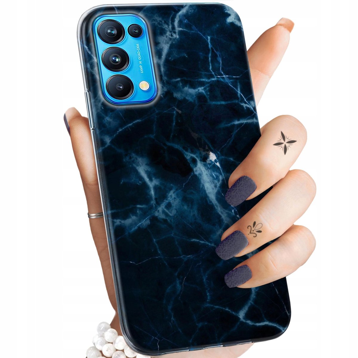 Etui Do Oppo Reno Pro G Wzory Granatowe Obudowa Pokrowiec Case Oppo Sklep Empik Com