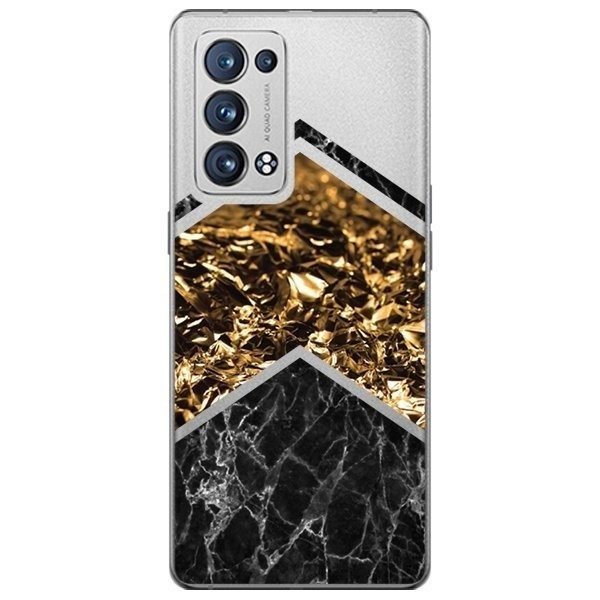 xinyunew Cover for Oppo Reno 6 Pro 5G - Flip Case in PU Leather