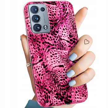 Etui Do Oppo Reno 6 Pro Plus 5G Wzory Futerko Futro Panterka Obudowa Case - Hello Case