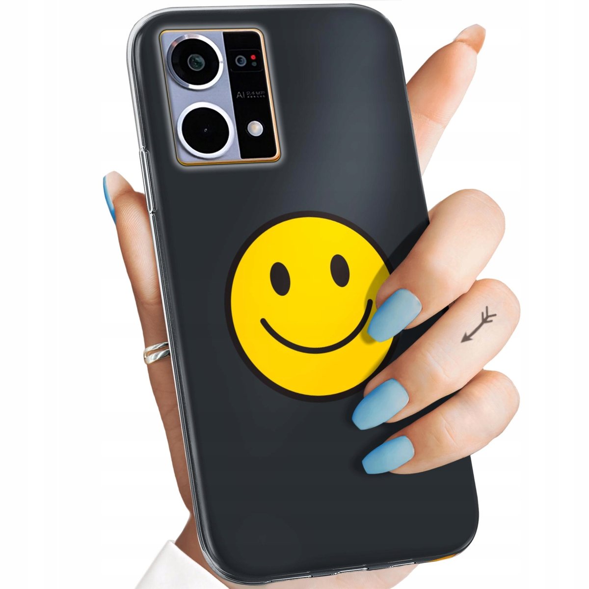 Etui Do Oppo Reno G Wzory U Miech Smile Emoji Obudowa Pokrowiec Case Oppo Sklep Empik Com