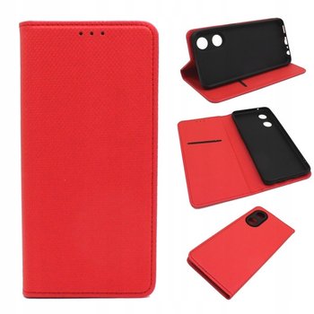Etui do OPPO Reno 8T 4G 4G Smart Magnet Pokrowiec Case czerwone - GSM-HURT