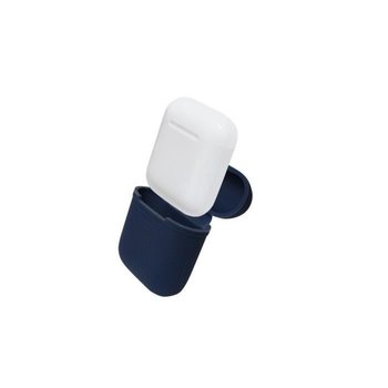 Etui do przenoszenia AirPods wykonane z silikonu - Niebieski - Inny producent (majster PL)