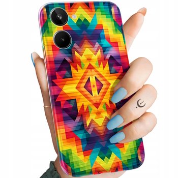 ETUI DO REALME 10 4G WZORY AZTECKIE AZTEC AZTECY OBUDOWA POKROWIEC CASE - Inny producent