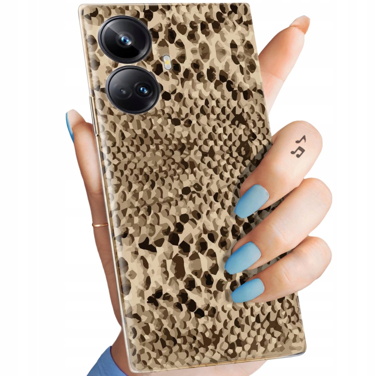 Etui Do Realme 10 Pro 5G Wzory Wąż Skóra Węża Snake Obudowa Pokrowiec ...