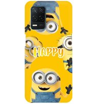 ETUI DO REALME 8 5G MATOWE CZARNE Postaci Bajkowe MINIONS Minionki Wzory